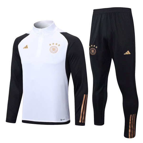 Sudadera De Training Alemania 2022/23 Blanco Negro